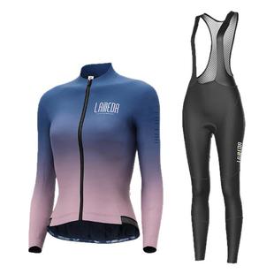 兰帕达0度到15度抓绒骑行服女冬季防风保暖加绒外套自行车服语梦