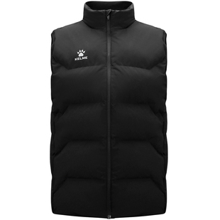 卡尔美运动棉马甲男女秋冬季足球跑步训练背心加厚保暖棉服外套