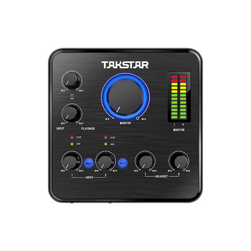 Takstar得胜MX630声卡手机电脑K歌直播设备套装主播唱歌变声器