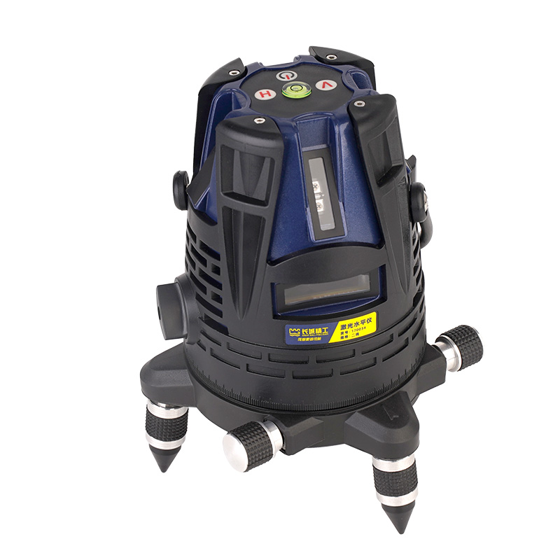 长城精工激光水平仪 2线五线高精度强光标线仪投线贴墙平水尺工程