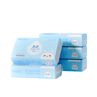 柔妮芙婴儿云柔巾乳霜纸柔纸巾保湿纸新生专用面巾宝宝擦鼻子纸