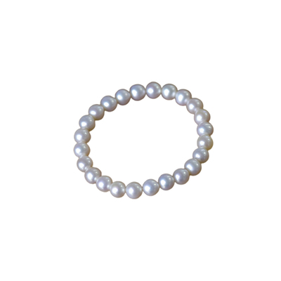 7mm天然淡水珍珠复古弹力绳手链