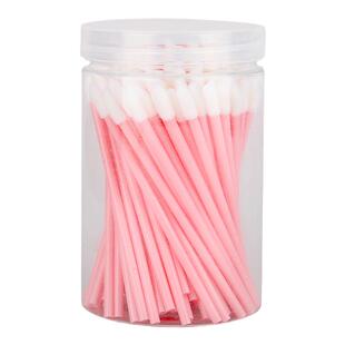 一次性唇刷棒唇膏唇釉口红刷便携晕染斜口化妆刷遮瑕刷清洁棉签棒