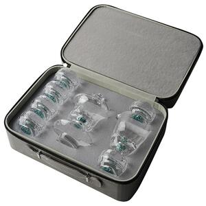 新款水晶金箔功夫茶具
