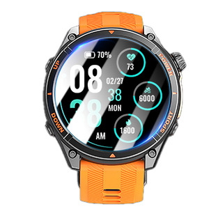 适用KPEP K22手表钢化膜KPEP新款旗舰智能运动腕表K22屏幕保护膜Watch K22防爆玻璃贴1.43英寸全屏覆盖抗蓝光