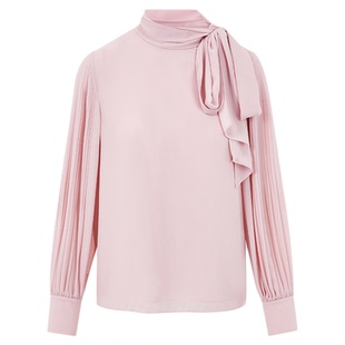 【律师系列 艺术家联名】朗姿25飘带衬衫法式高级感时尚冬季新款