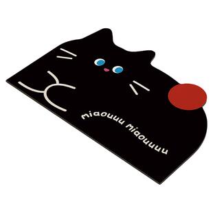 可爱卡通猫咪沥水垫厨房台面洗手台吸水垫咖啡机茶几吧台隔热桌垫