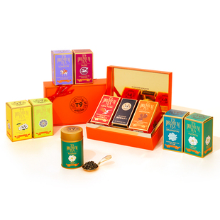 T9小传奇去咖啡因玫瑰乌龙茉莉花茶叶礼盒花草茶双罐新年礼物商务