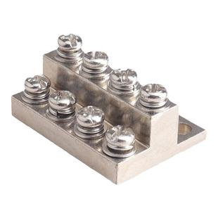 JDG接地排双层接地端子排2/3/4/6/8/10/12/14/16/20位A型接线铜排