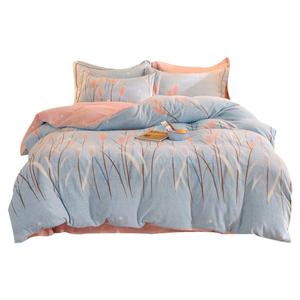 2025新款亲肤保暖牛奶绒四件套