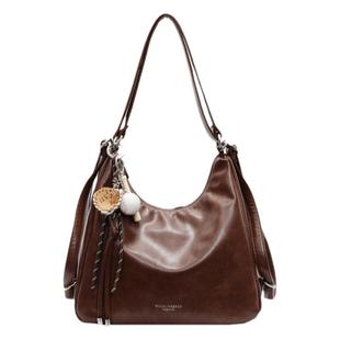 秋冬季复古大容量女双肩包2025新款通勤后背包多用单肩斜挎托特包