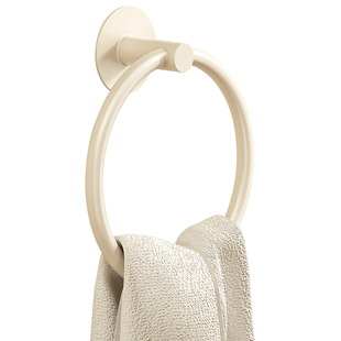 免打孔浴室毛巾环卫生间洗脚布挂钩洗澡间挂毛巾收纳架壁挂免打孔