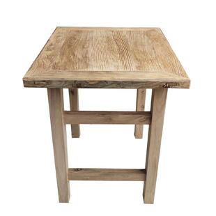 老榆木门板茶桌原木茶台复古餐桌实木书桌怀旧风民宿饭店桌长方形