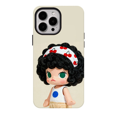 复古蘑菇头适用苹果17promax手机壳iphone16pro菲林磁吸支架个性华为P80小米15小众vivo防摔保护壳oppo流行风