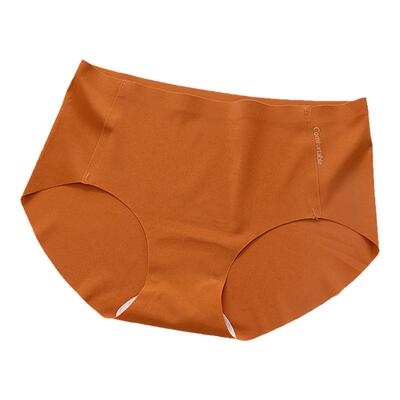 零束缚小清新冰丝纯色净版内裤