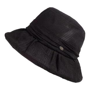 和纸网纱渔夫帽子女夏季薄款透气遮阳防晒帽韩版百搭显脸小太阳帽