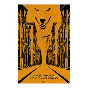 华尔街之狼 小李子 励志美式复古牛皮纸海报装饰画壁纸 墙贴 照片