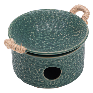 恬静生活陶瓷香薰炉植物雪松鼠尾草暖香炉创意香粉香炉扩香烘烤炉