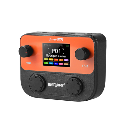 Bullfighter斗牛士电吉他贝司综合效果器StageGO数字口袋式效果器