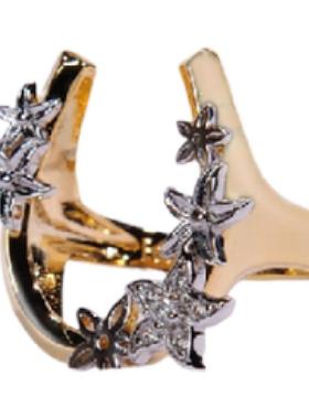 戒指女时尚个性夸张小众设计花朵