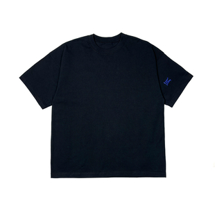 WPP Freedom 日系夏季刺绣字母短袖T恤男宽松重磅320g纯棉潮牌Tee