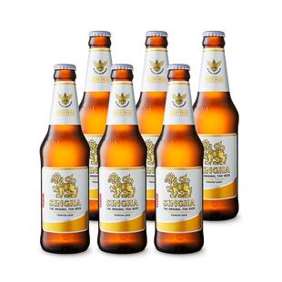 泰国啤酒 SINGHA伟狮拉格啤酒330ml*6瓶装 泰国原装进口正品保证