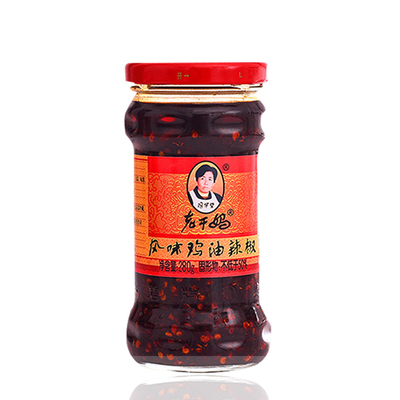 正宗老干妈鸡肉油辣椒下饭拌面