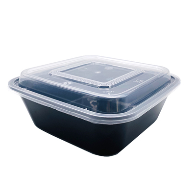 正方形拌饭沙拉凸盖一次性餐盒