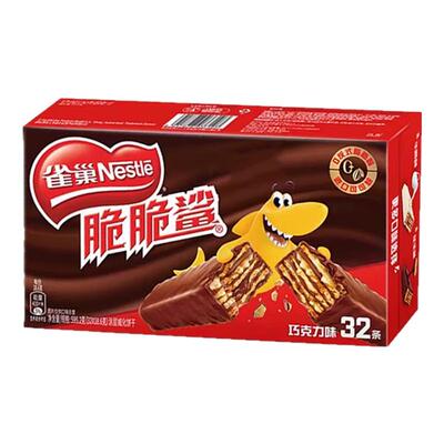 雀巢脆脆鲨巧克力威化饼干