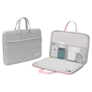 防水新款笔记本手提电脑包适用苹果macbook air14男女华为matebook联想小新13华硕pro15.6戴尔16寸ipad公文包