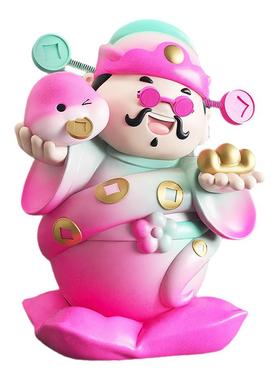 生肖蛇财神爷落地摆件开业礼物