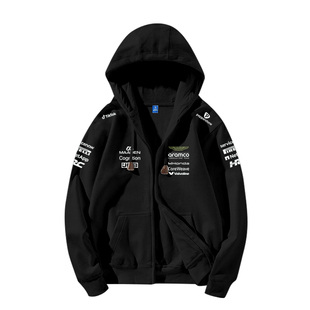 2026阿斯顿马丁F1车队服方程式赛车服车迷开衫卫衣男女带连帽外套