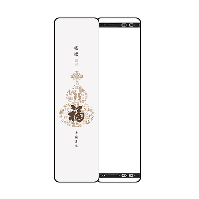 隐藏式全身镜装饰画推拉穿衣镜