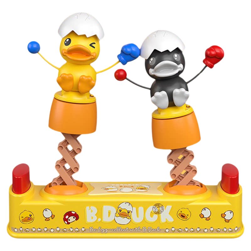 B.Duck小黄鸭挥拳对打桌面玩具