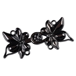 汉服子母扣旗袍金属盘扣比甲云肩莲花对扣明制宋制国潮唐装装饰扣