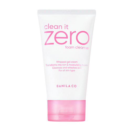 BANILA CO芭妮兰zero洁面乳柔和泡沫洗面奶女清洁毛孔油皮