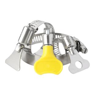 304不锈钢手柄喉箍卡箍手拧抱箍管箍煤气水管收紧箍圈固定夹管卡