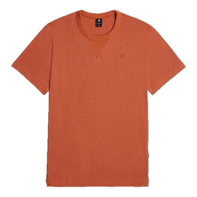 gstar男士夏季红色短袖T恤