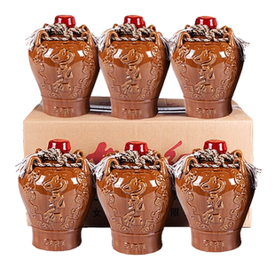 绍兴女儿红黄酒五年陈精品黄酒1.5LX6坛装花雕酒18斤整箱装糯米酒