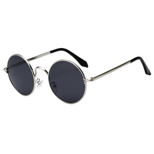 2022新款圆框太子镜圆形墨镜男士潮复古太阳镜女款防紫外线眼镜潮