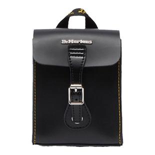 Dr.Martens马丁博士Micro Backpack英伦男女秋季光面皮黑女双肩包