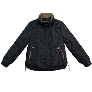 短款羽绒棉服女款冬季2025新款中年妈妈红色棉衣保暖立领加厚外套