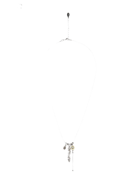 s.deer松果花卉吊坠项链