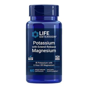 美国原装Life Extension缓释镁与钾补充剂Potassium Magnesium