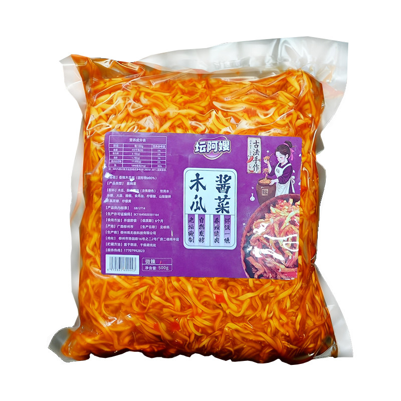 坛阿嫂香辣木瓜丝袋装酱菜下饭菜酱菜/下饭菜/外婆菜
