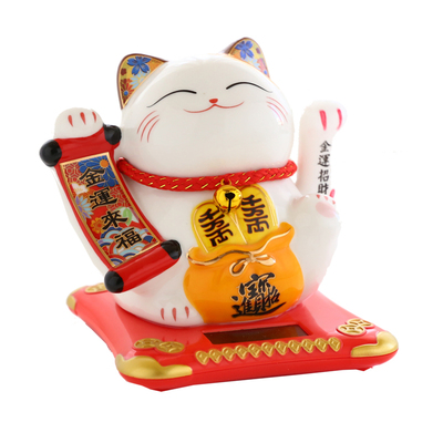 nosin诺轩太阳能自动招手招财猫