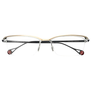 日本Ken Okuyama奥山清行眼镜框男近视半框超轻大脸手工眼镜架228