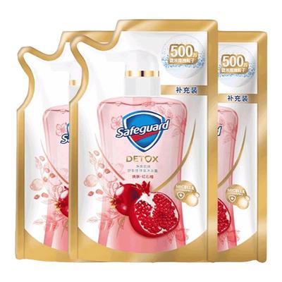 舒肤佳沐浴露红石榴排浊啫喱男女持久留香山茶花沐浴乳补充装正品