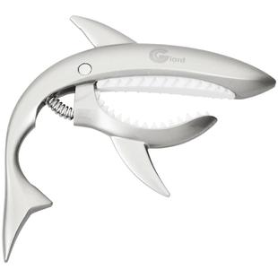 民谣吉他变调夹电木吉他通用金属夹capo变音夹压弦个性鲨鱼调音器