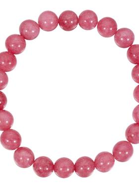 rose&luxury天然粉色蔷薇辉石手串手绳时尚礼物女